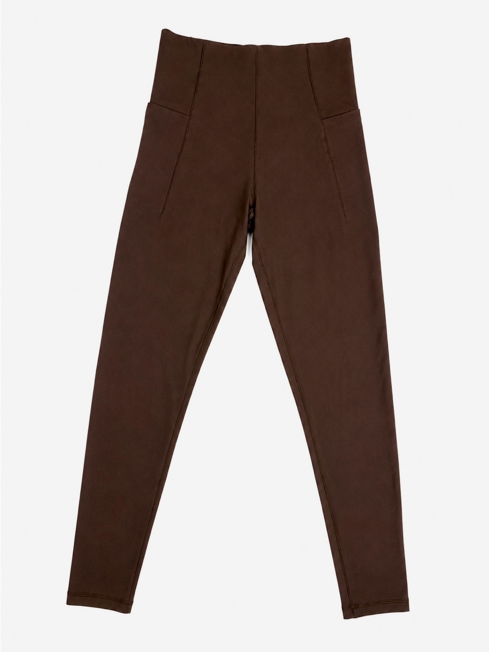 High-Waist Chocolate Brown Leggings